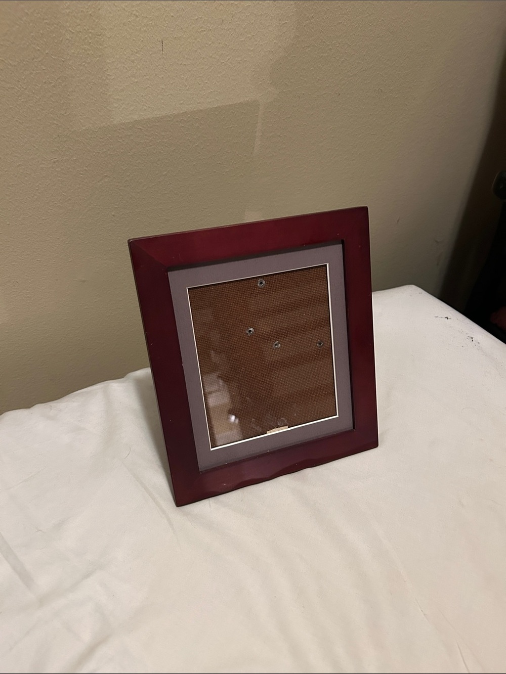 Wooden Picture Frame in Burgundy
